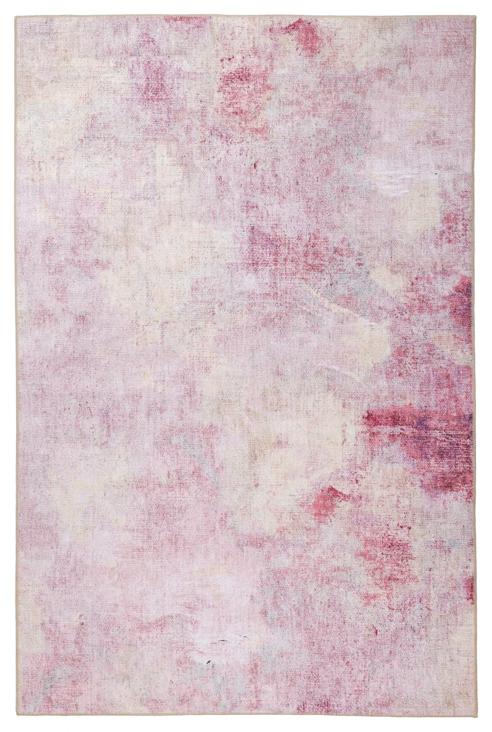 Flatvevd teppe - Mogoro (rosa) (Størrelse: 190 x 280 cm)