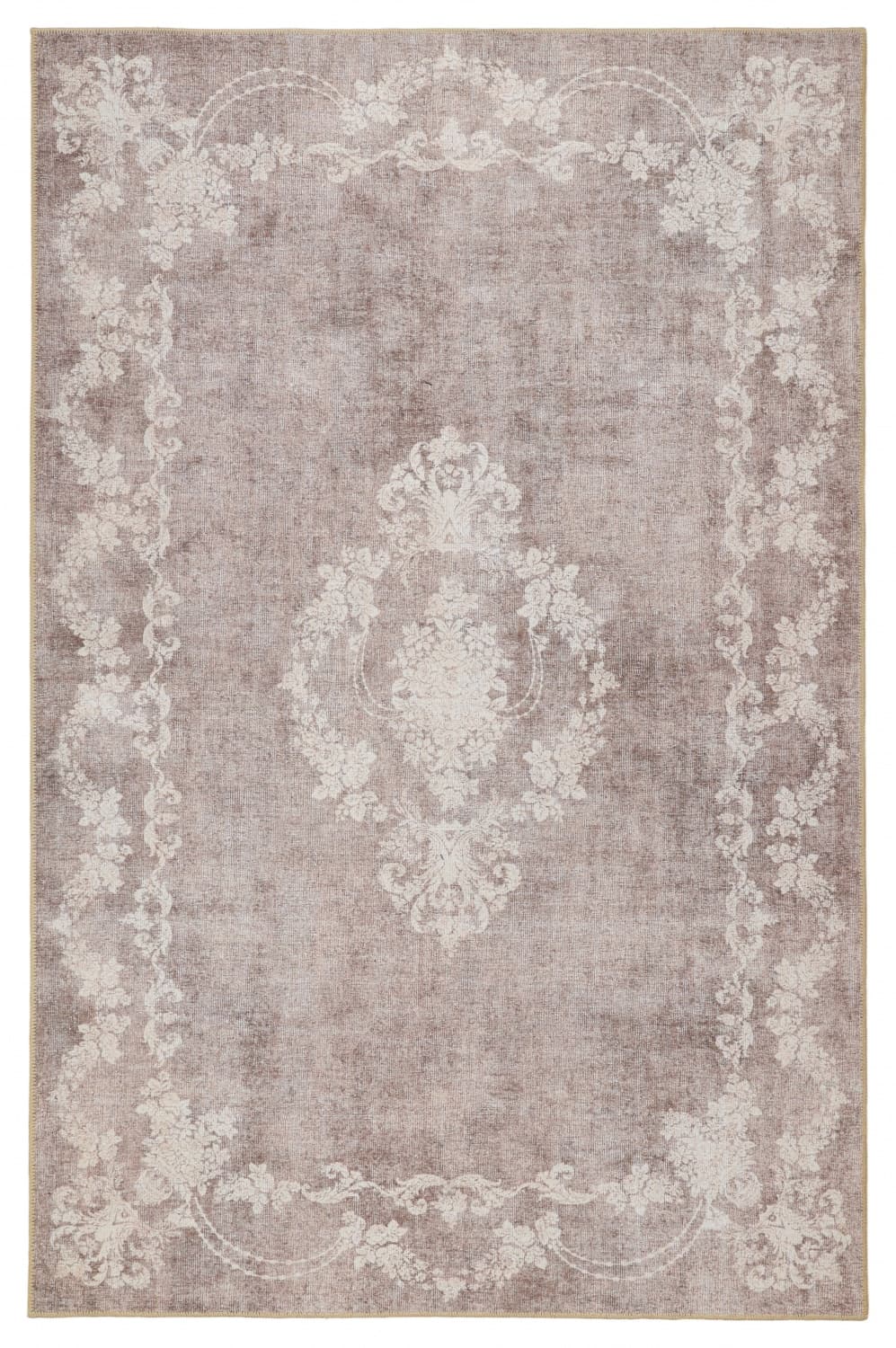 Flatvevd teppe - Taknis (beige) (Størrelse: 230 x 340 cm)