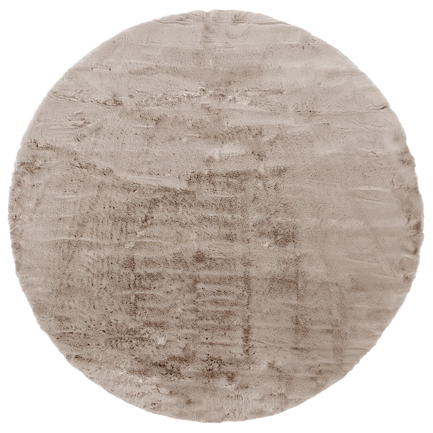 Runde tepper - Frutillar (taupe) (Størrelse: Ø 200 cm)