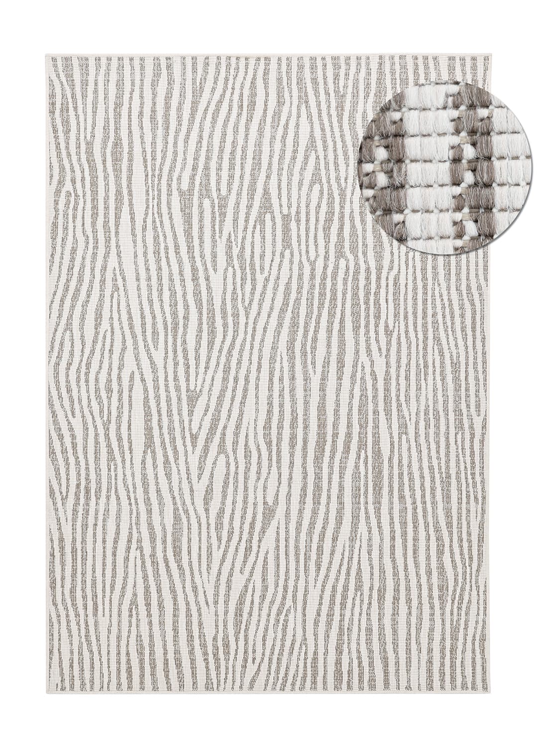 Innendørs/Utendørs tepper - Vaura (beige) (Størrelse: 240 x 340 cm)