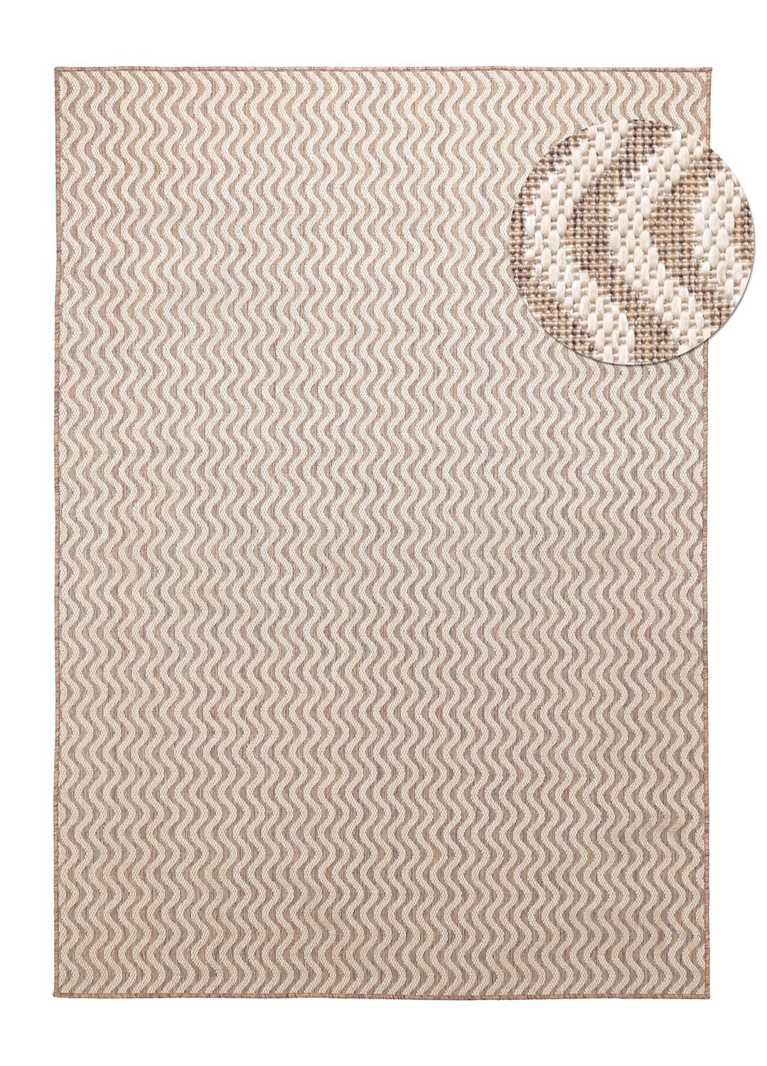 Innendørs/Utendørs tepper - Tracino (brun) (Størrelse: 240 x 340 cm)