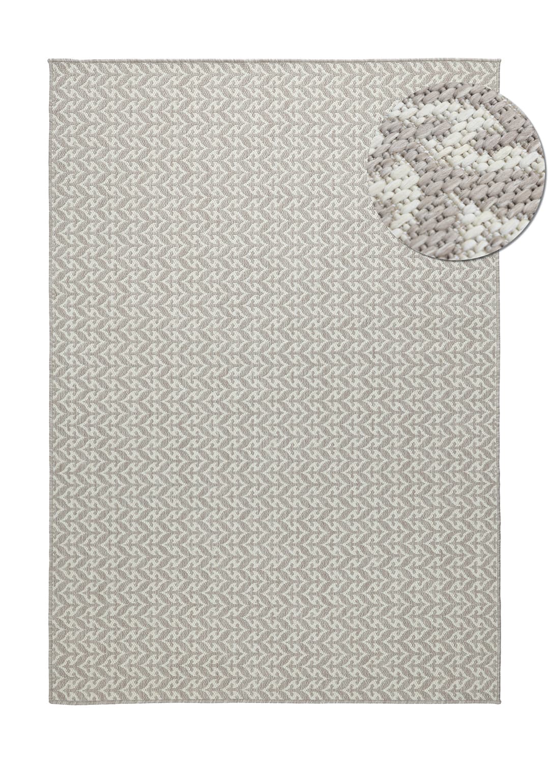 Innendørs/Utendørs tepper - Sfax (taupe) (Størrelse: 240 x 340 cm)