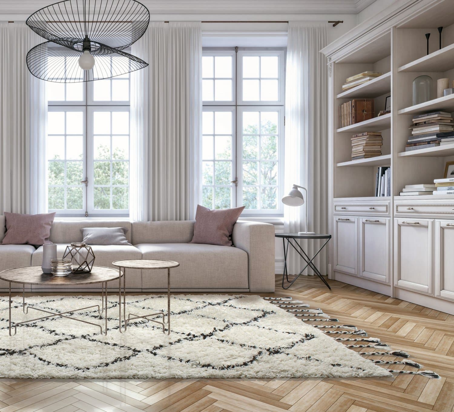 Ullteppe - Sevilla Berber (Størrelse: 160 x 230 cm)