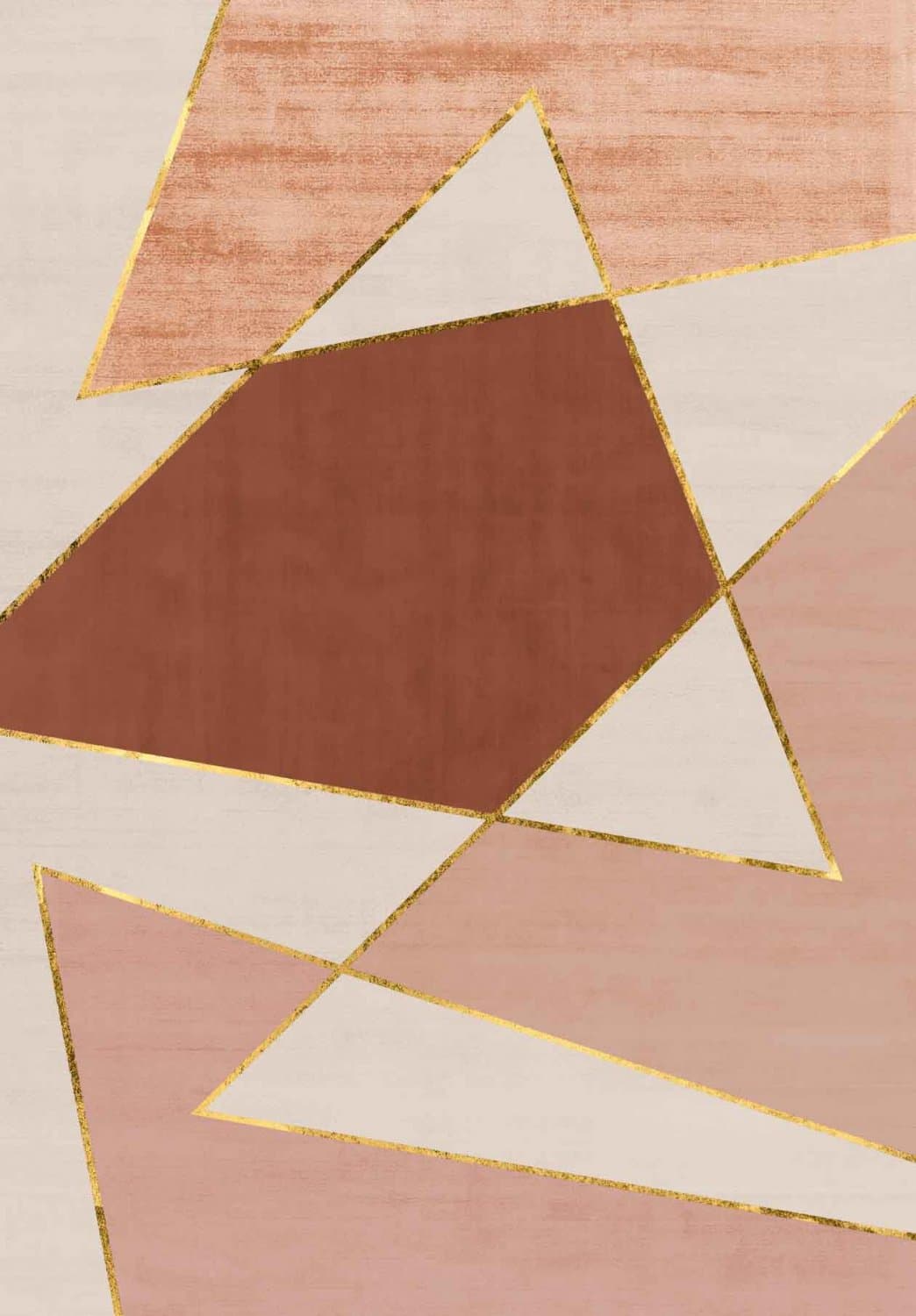 Wilton-teppe - Jade (beige/rosa) (Størrelse: 160 x 230 cm)