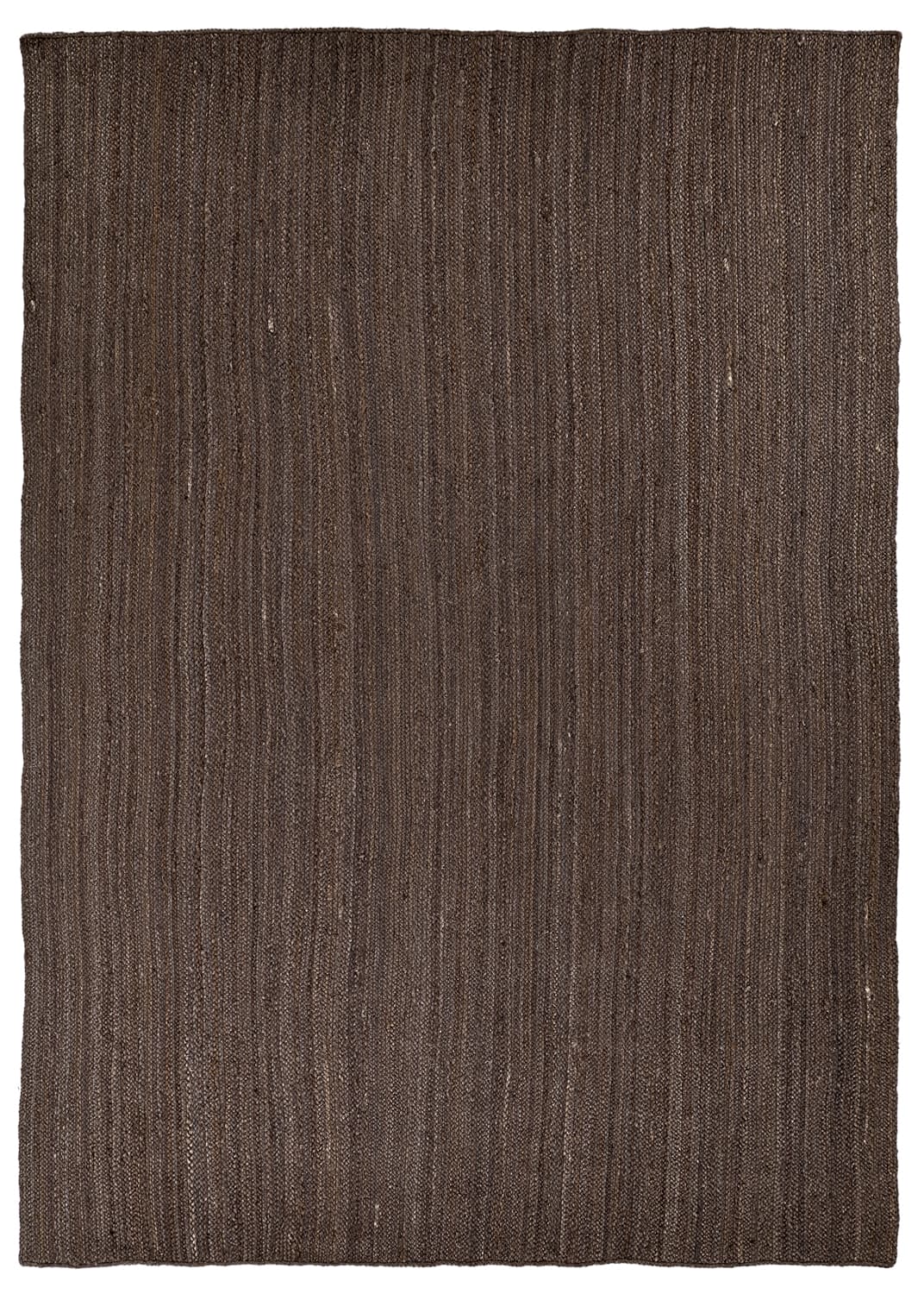 Juteteppe - Amasia (mørk taupe) (Størrelse: 200 x 290 cm)
