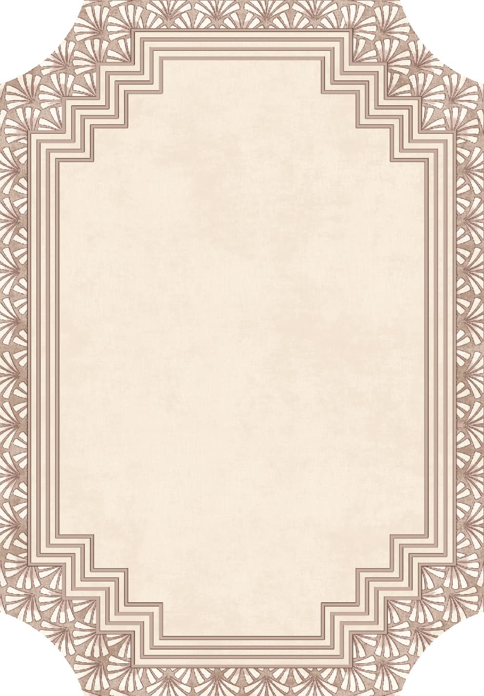 Wilton-teppe - Cleo (beige) (Størrelse: 200 x 280 cm)