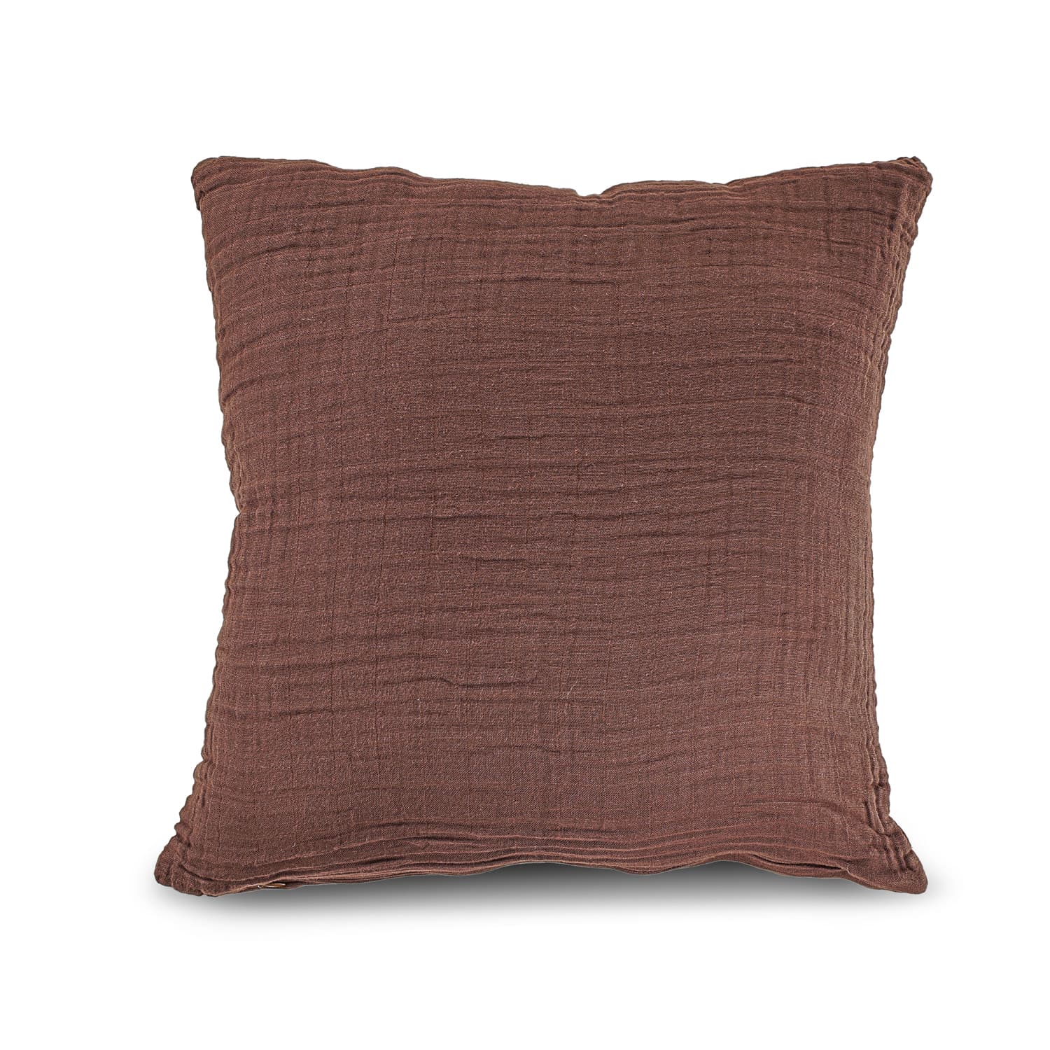 Putetrekk - Vanja (mørk brun) (Størrelse: 50 x 50 cm)
