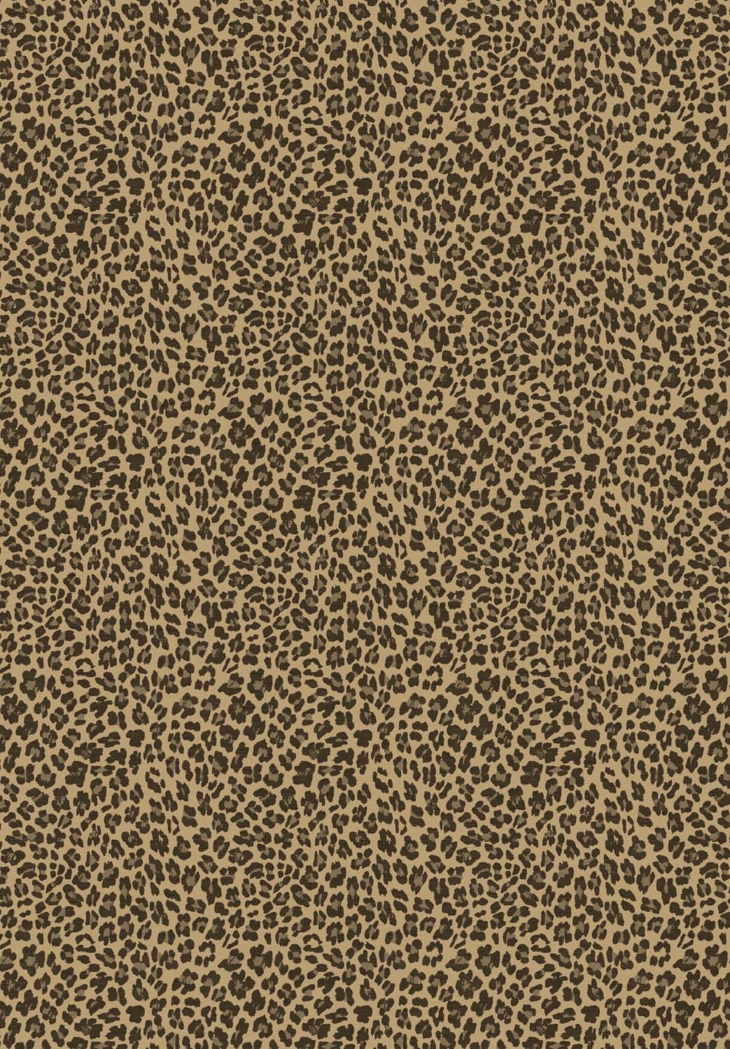 Wilton-teppe - Leopard (brun) (Størrelse: 240 x 340 cm)