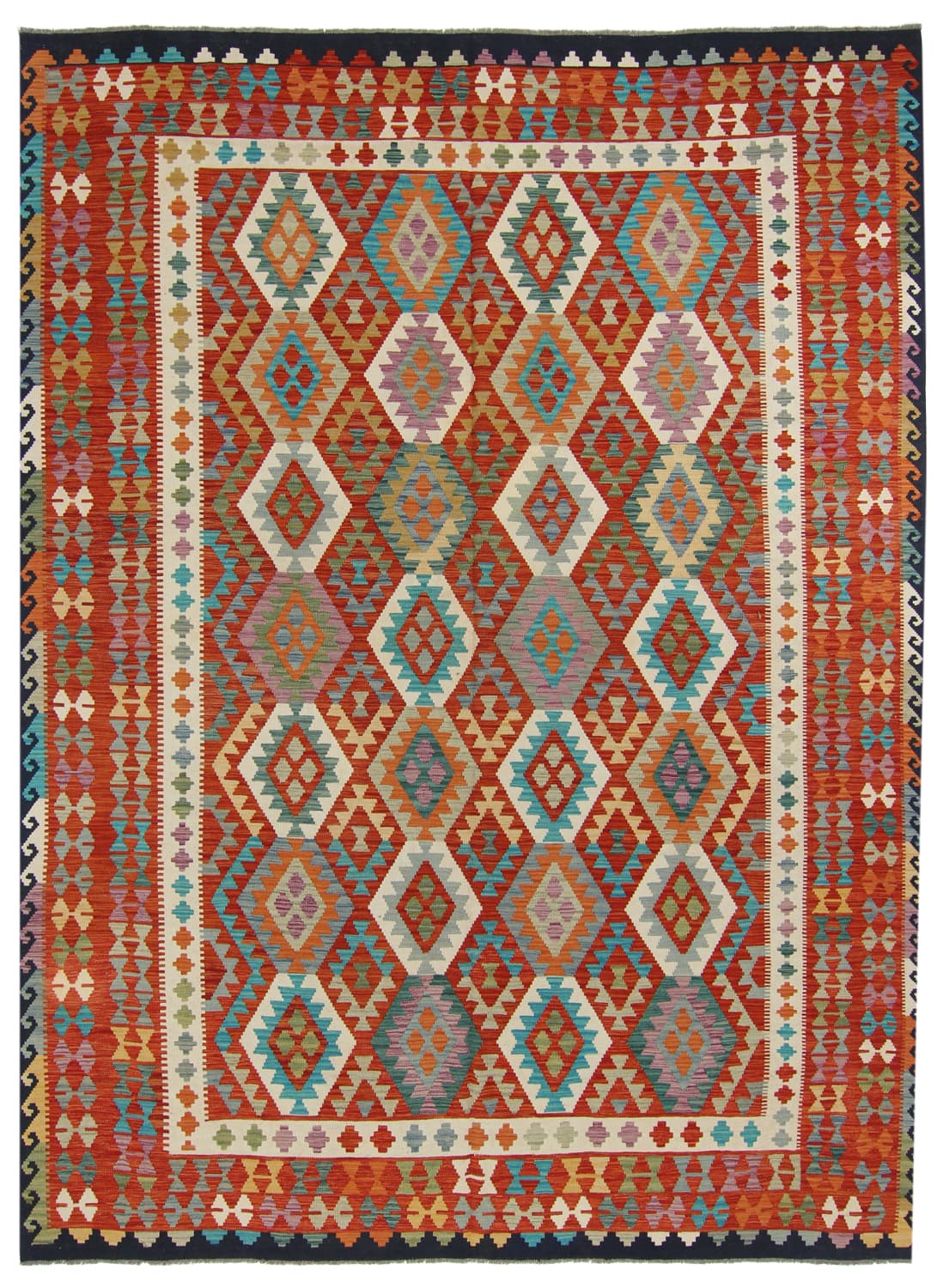 Orientalsk kelimteppe 342 x 261 cm (Størrelse: 342 x 261 cm)