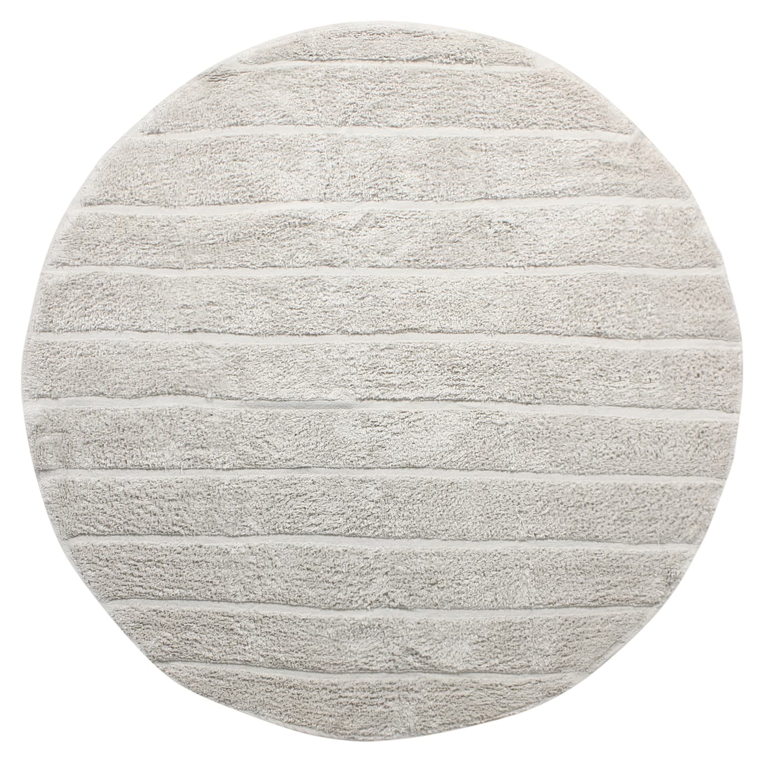 Runde tepper - Willow Natural Cotton Shaggy (greige) (Størrelse: Ø 200 cm)