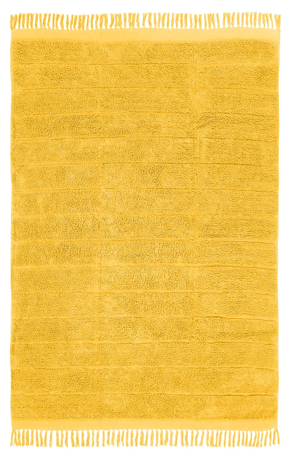 Ryetepper - Willow Natural Cotton Shaggy (gul) (Størrelse: 240 x 340 cm)