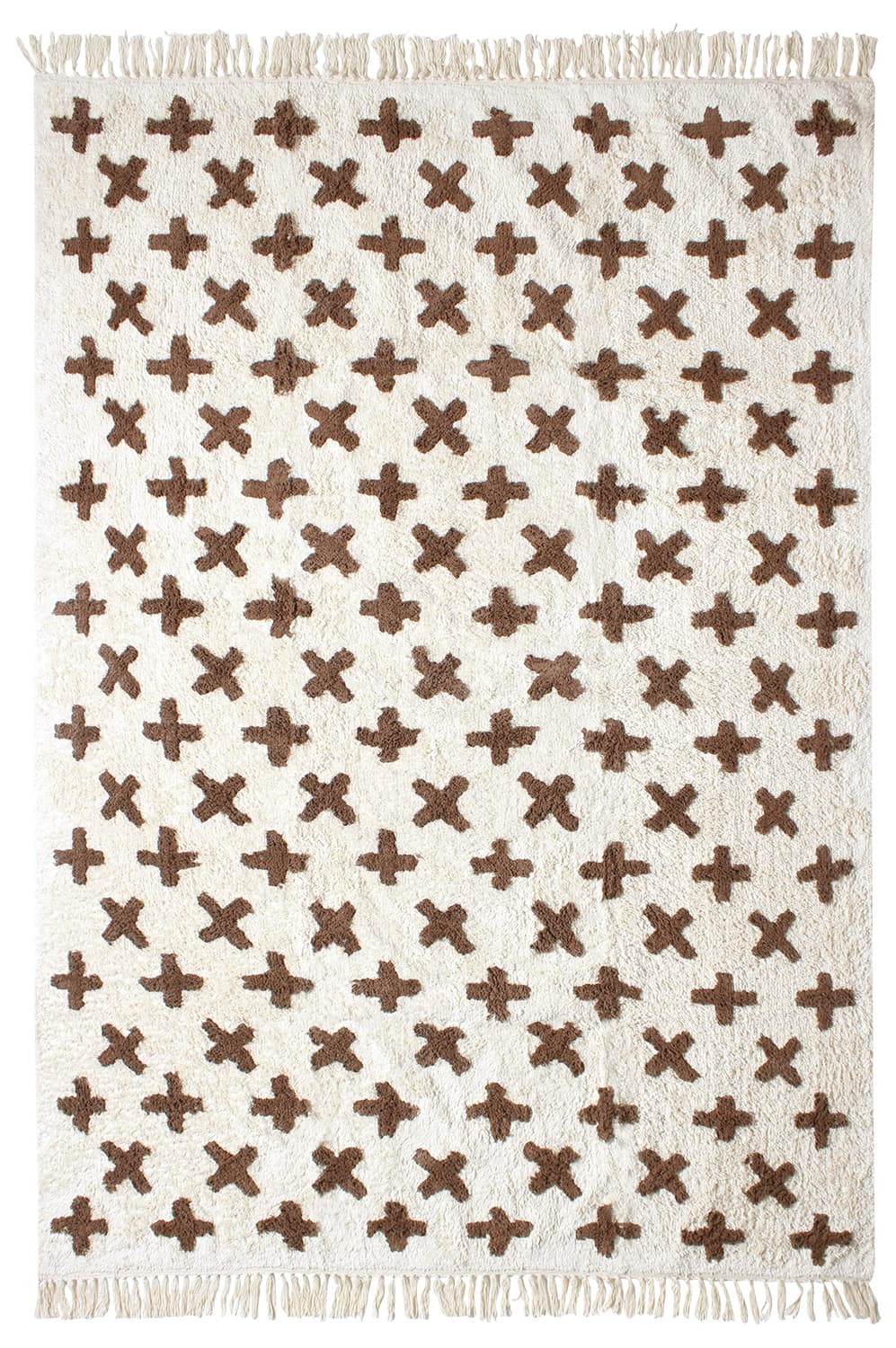 Ryetepper - Chesley Natural Cotton Shaggy (beige) (Størrelse: 240 x 340 cm)