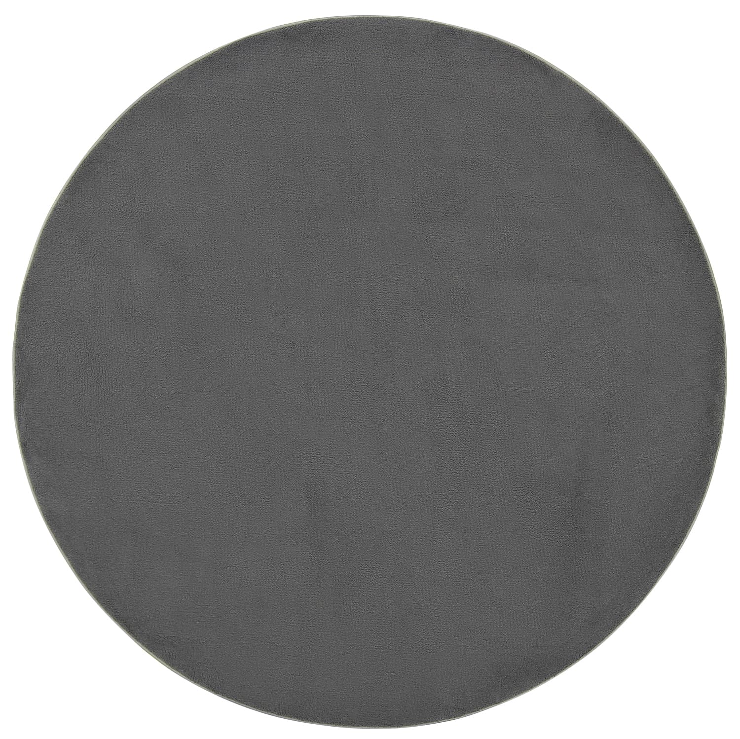 Rund teppe - Vevila (mørk grå) (Størrelse: Ø 200 cm)