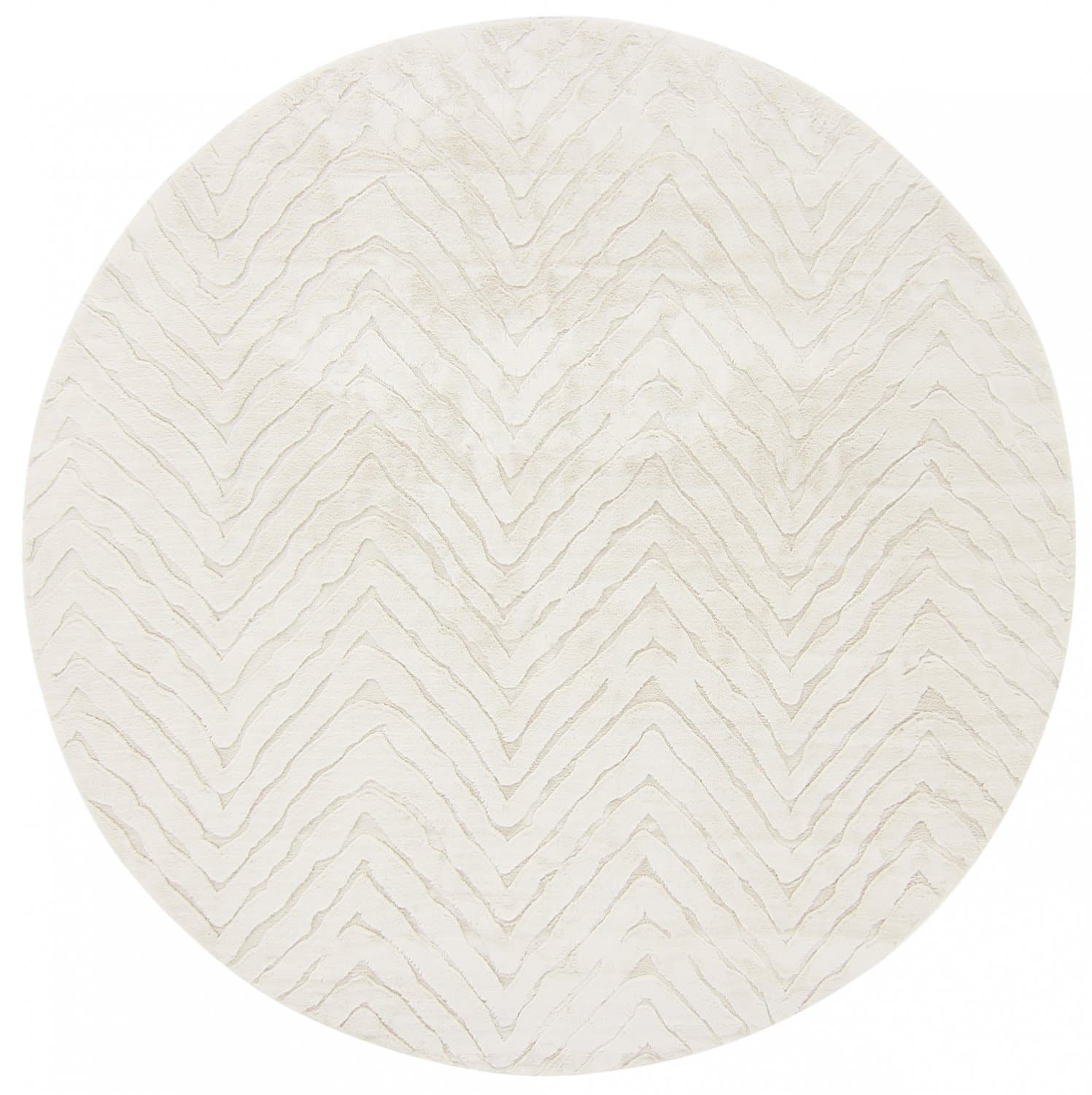 Runde tepper - Wren (offwhite) (Størrelse: Ø 200 cm)