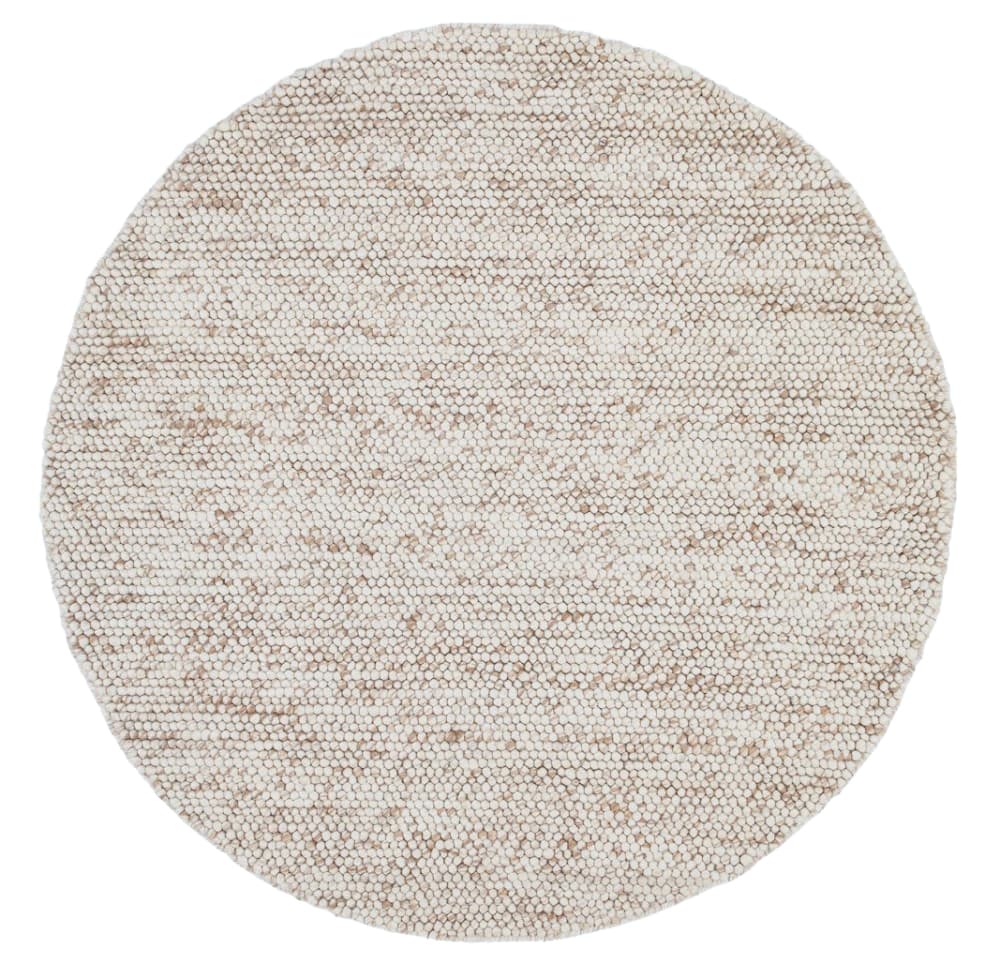 Runde tepper - Avafors Wool Bubble (natural) (Størrelse: Ø 240 cm)