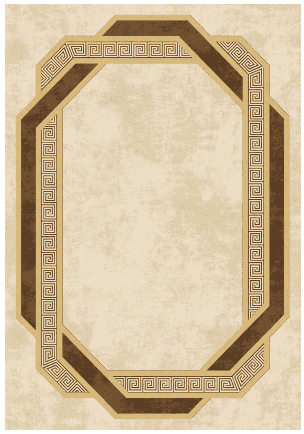 Wilton-teppe - Olympia (beige/brun) (Størrelse: 160 x 230 cm)
