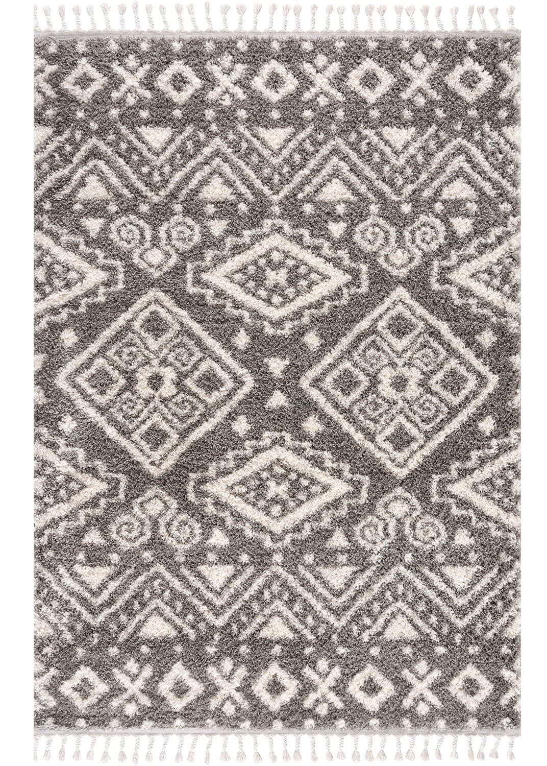 Ryetepper - Imbabura (grå) (Størrelse: 240 x 340 cm)