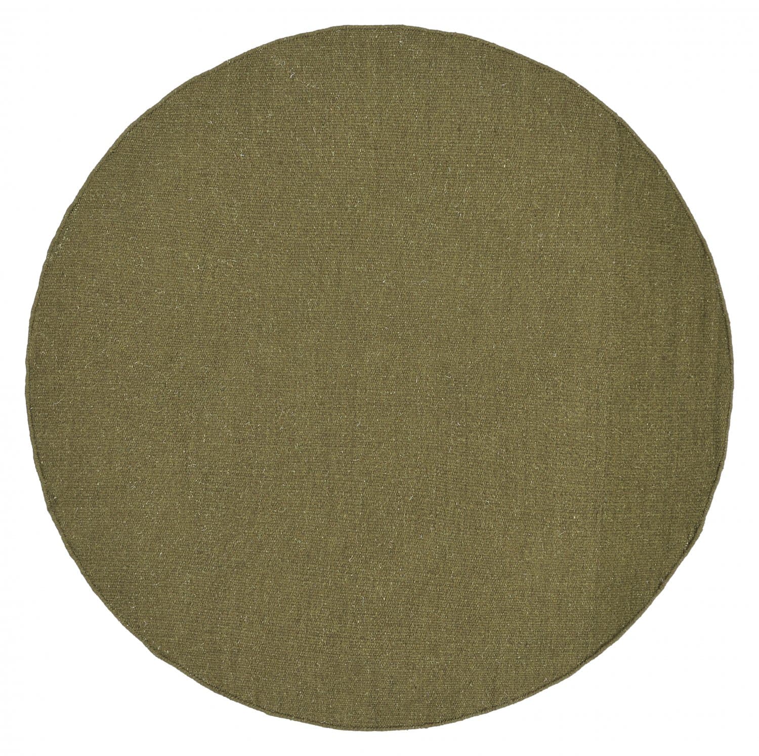 Rundt teppe - Hamilton (mosegrønn) (Størrelse: Ø 200 cm)