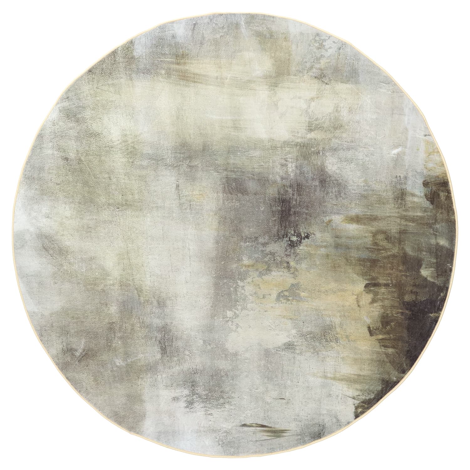Rundt teppe - Cadiz (beige) (Størrelse: Ø 240 cm)