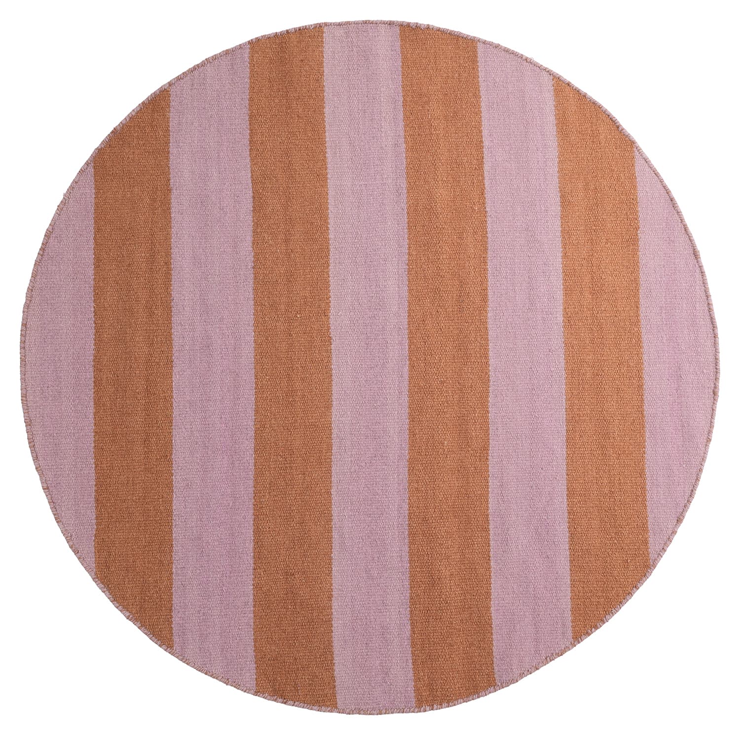 Rundt teppe - Garine (oransje/rosa) (Størrelse: Ø 200 cm)