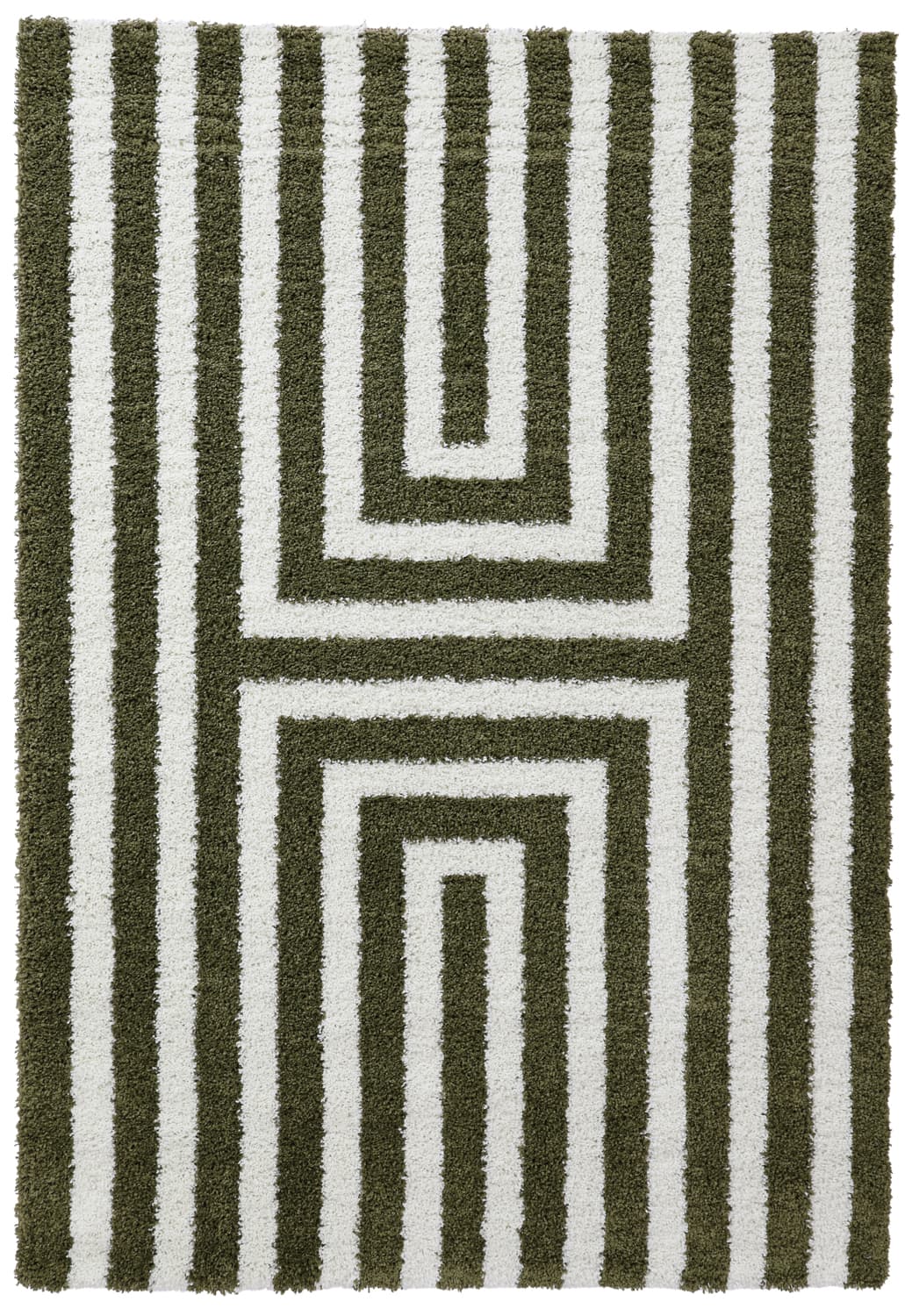 Ryetepper - Imilchil (hvit/grønn) (Størrelse: 240 x 340 cm)