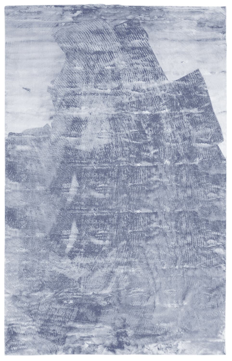 Ryetepper - Aranga Super Soft Fur (stålblå) (Størrelse: 240 x 340 cm)