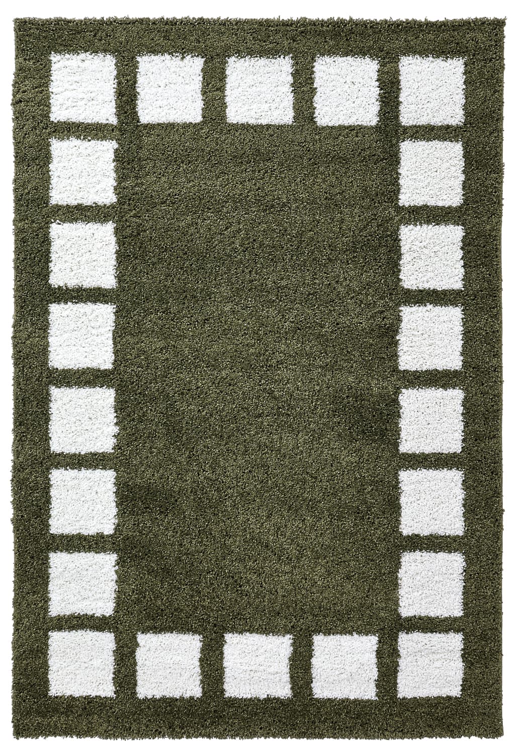 Ryetepper - Asilah (grønn/hvit) (Størrelse: 240 x 340 cm)