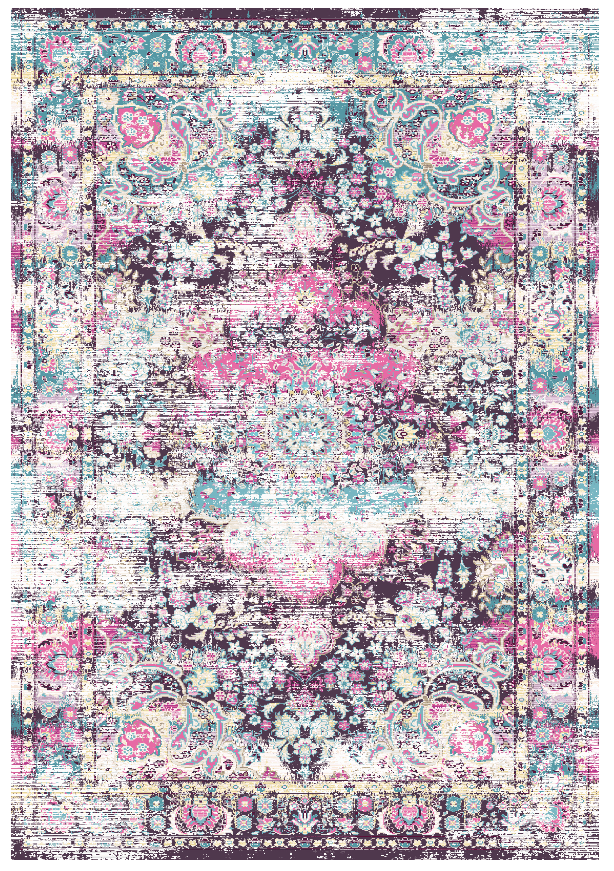 Wilton-teppe - Jedaida (rosa/multi) (Størrelse: 160 x 230 cm)