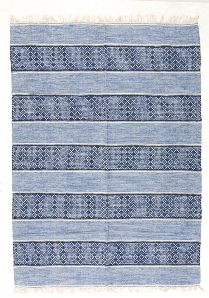 Filleryer - Visby (blå) (Størrelse: 135 x 190 cm)