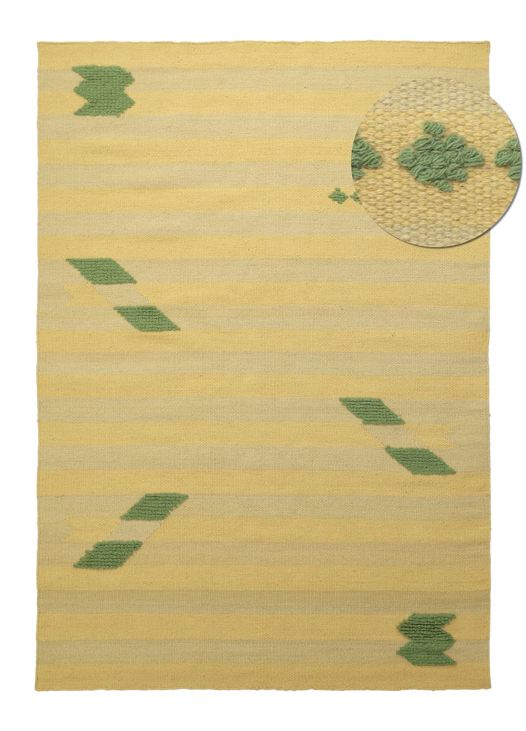 Ullteppe - Serpa (lysegul) (Størrelse: 240 x 340 cm)