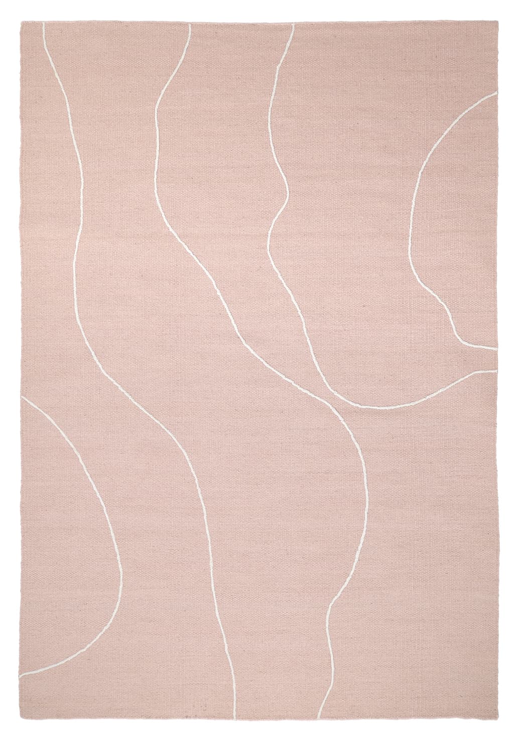 Ullteppe - Viseu (støvet rosa) (Størrelse: 240 x 340 cm)
