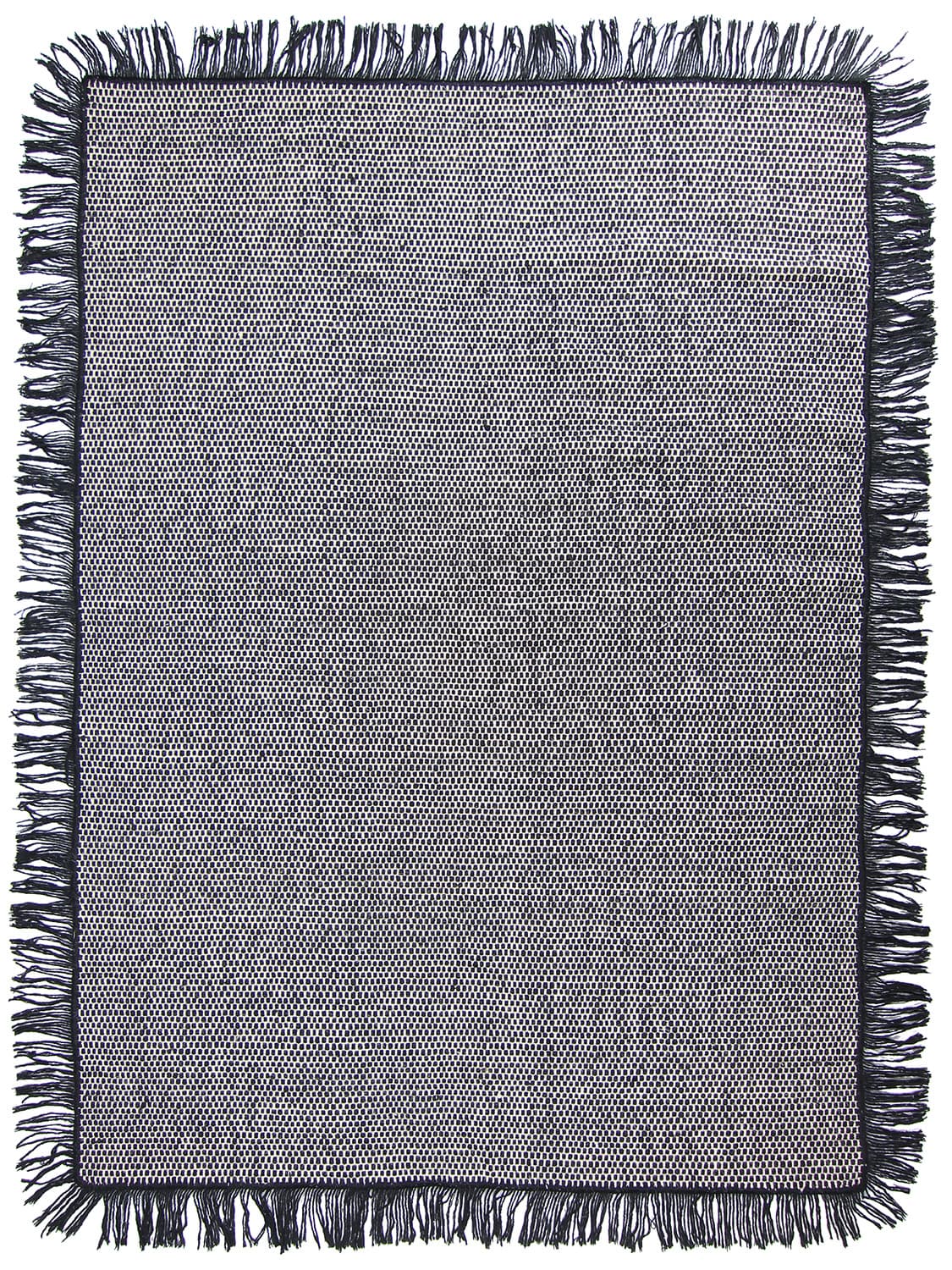 Ullteppe - Pike (svart) (Størrelse: 240 x 340 cm)