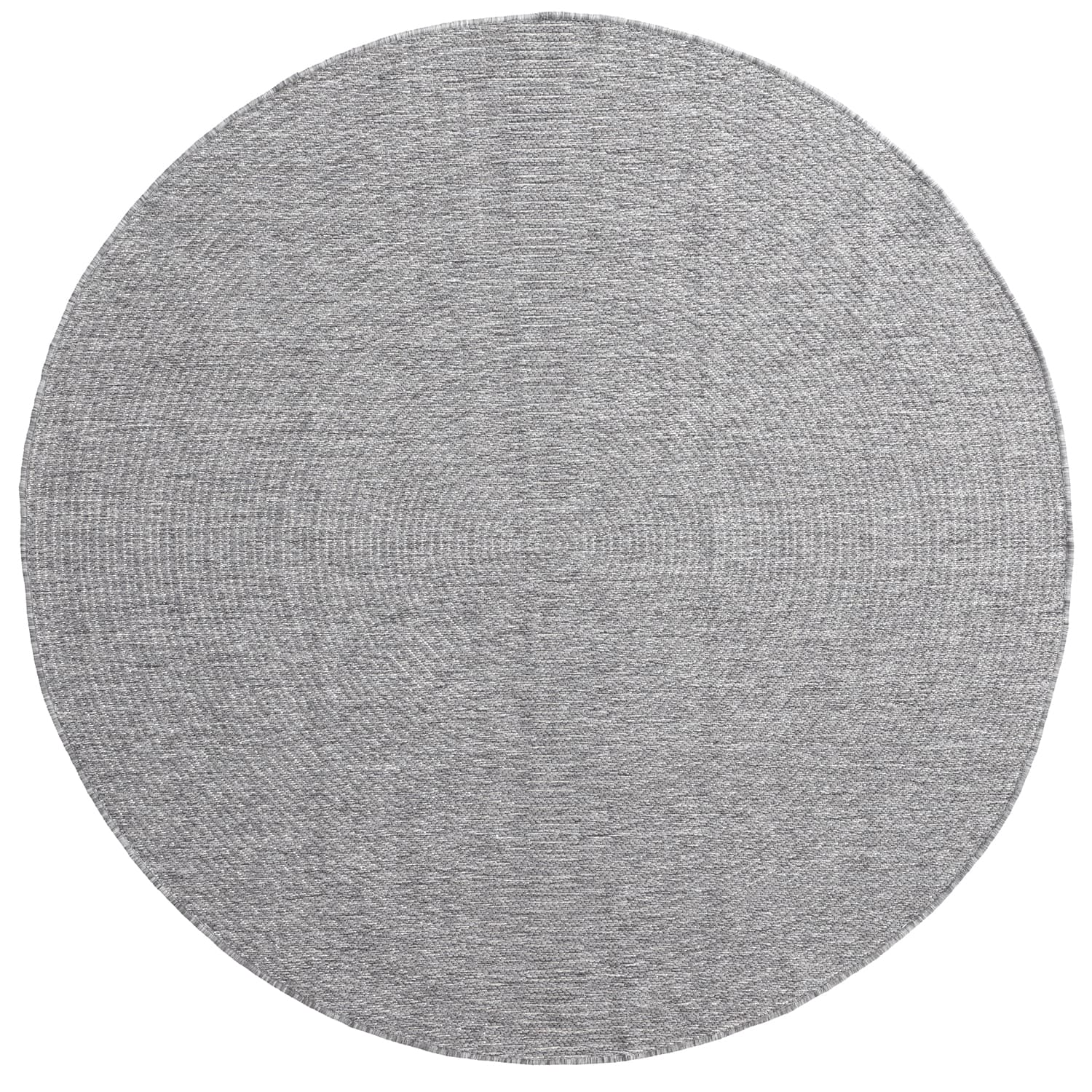 Runde tepper - Indoor/Outdoor Arlo (grå) (Størrelse: Ø 200 cm)