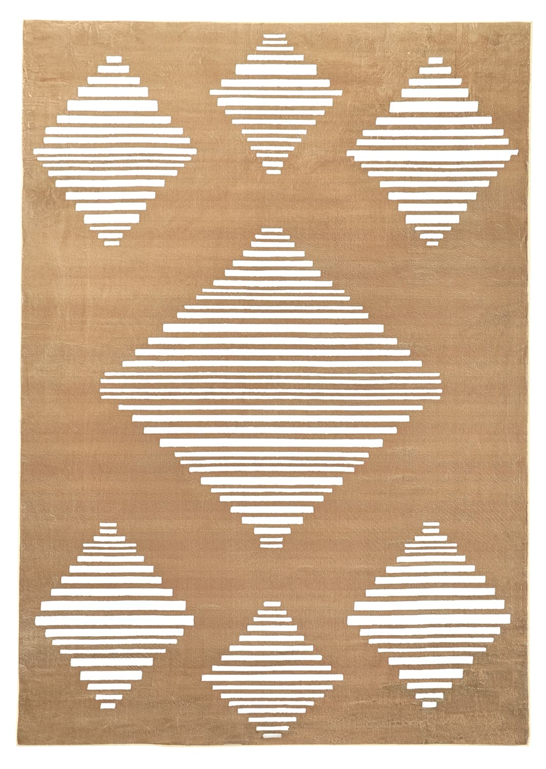 Wilton-teppe - Carmen (brun/hvit) (Størrelse: 240 x 340 cm)