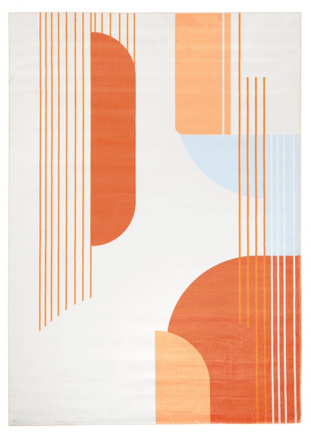 Wilton-teppe - Delft (lyseblå/multi) (Størrelse: 240 x 340 cm)
