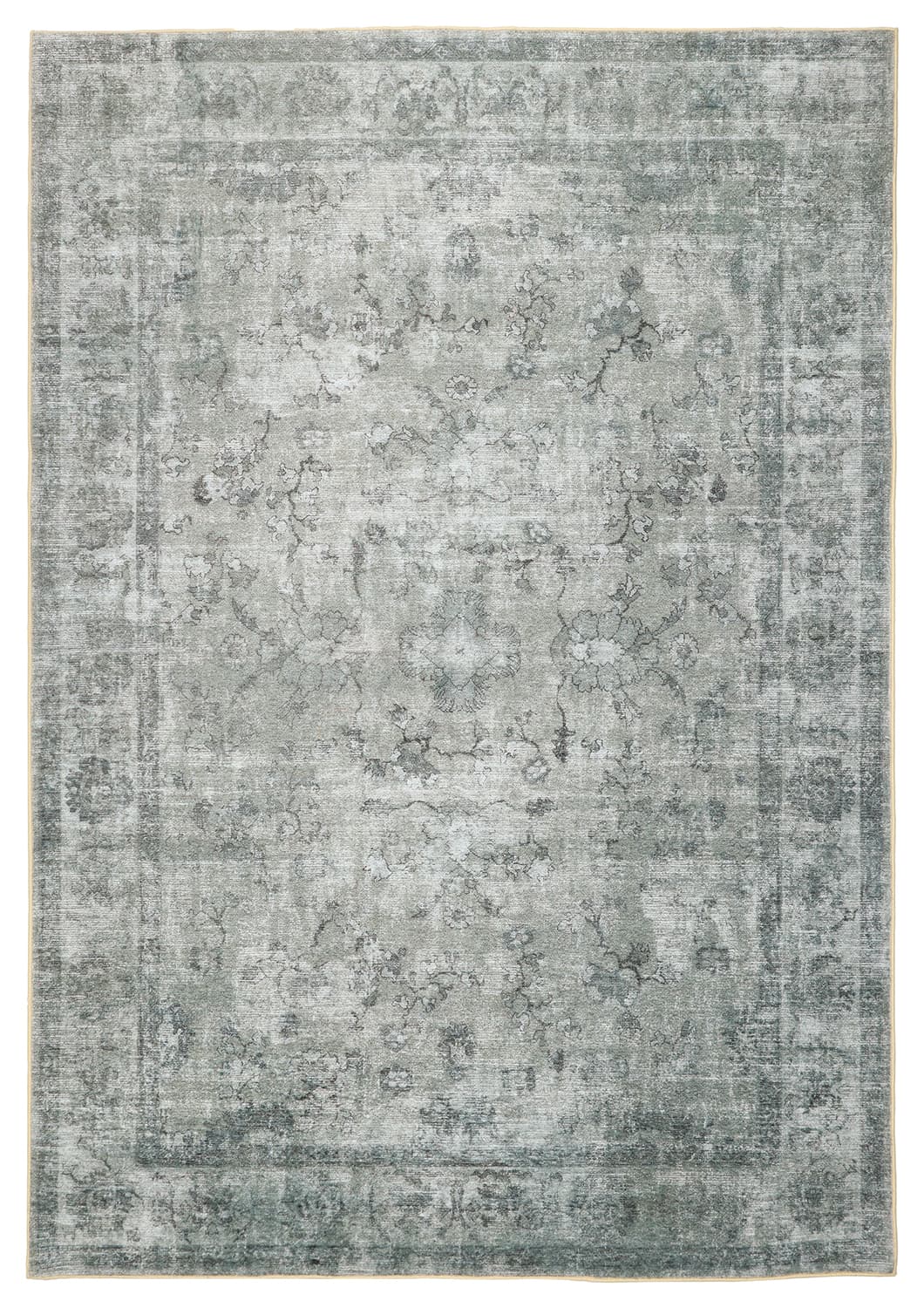Wilton-teppe - Gombalia (grå) (Størrelse: 240 x 340 cm)