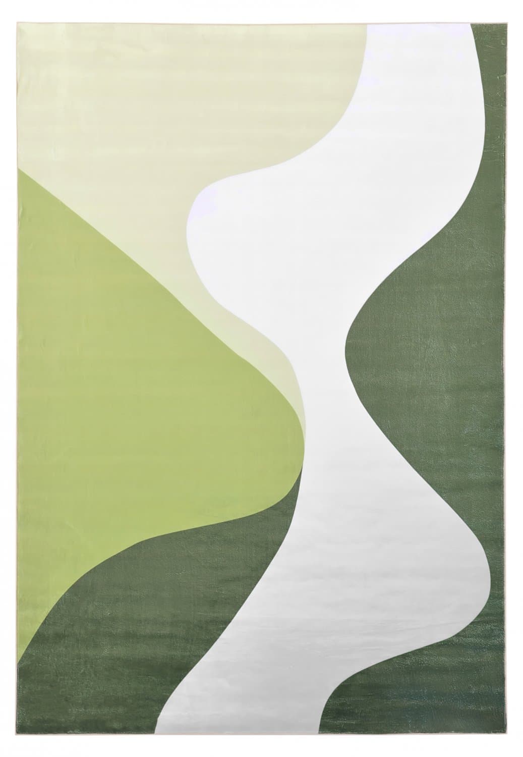 Wilton-teppe - Leiden (grønn) (Størrelse: 240 x 340 cm)