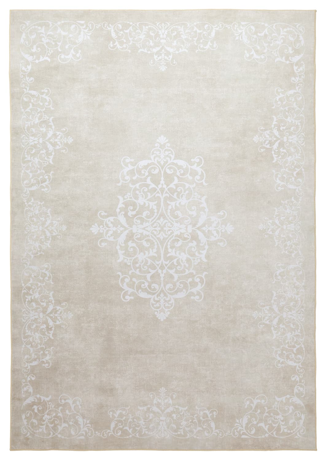 Wilton-teppe - Santi (beige/hvit) (Størrelse: 290 x 390 cm)
