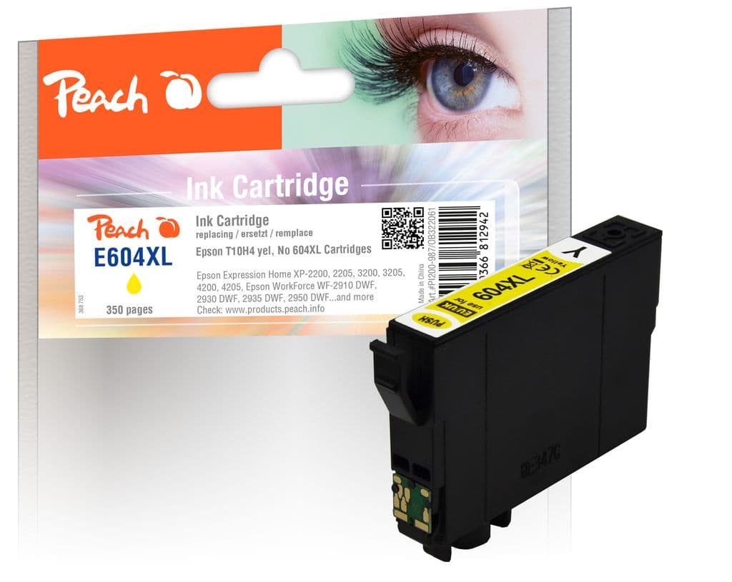 Kompatibel med Epson No. 604XL blekkpatron Gul T10H4 13,5ml
