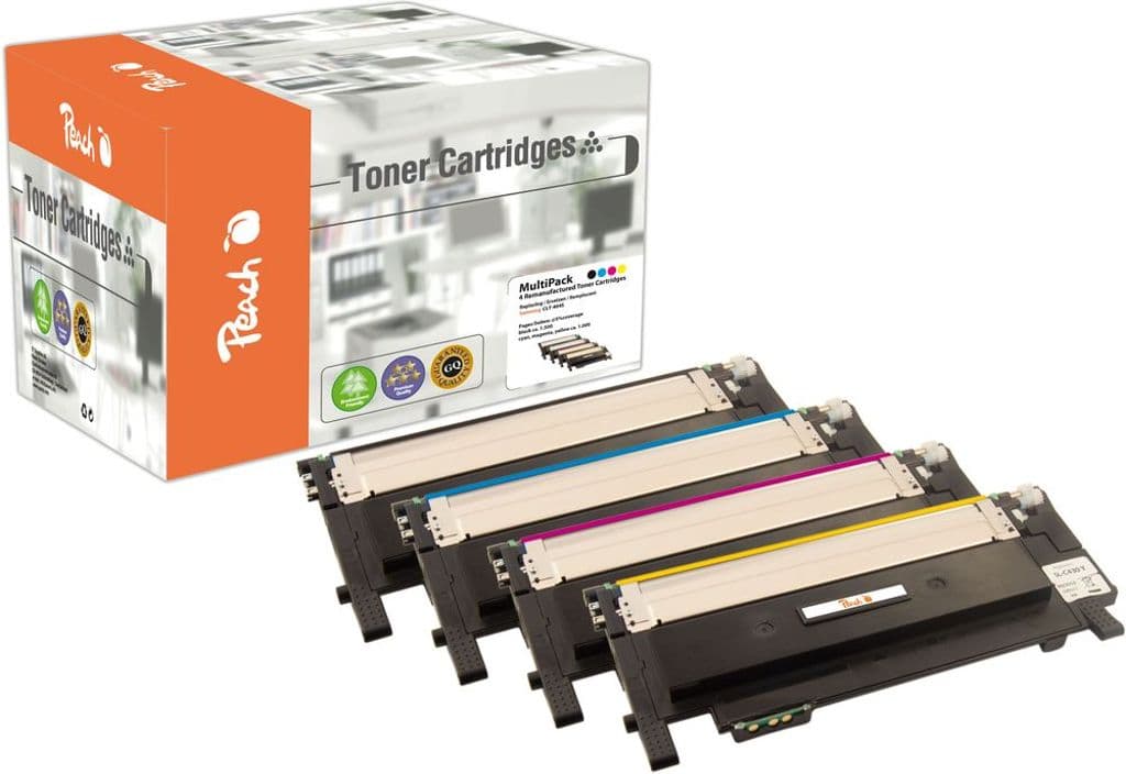 Peach-tonerkassetter som passer CLT-404S-series Tonerkassett MultiPack Bk/C/M/Y for Samsung