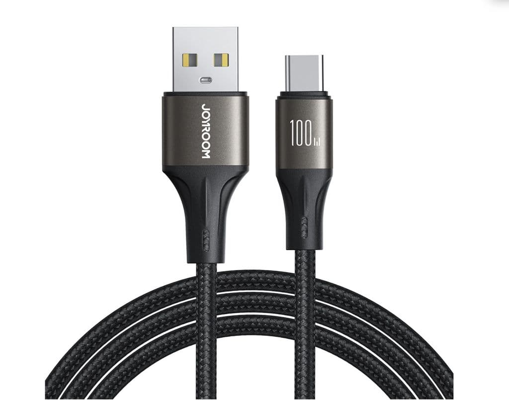 Joyroom USB-A til USB-C-kabel 100W, 1,2m - Sort