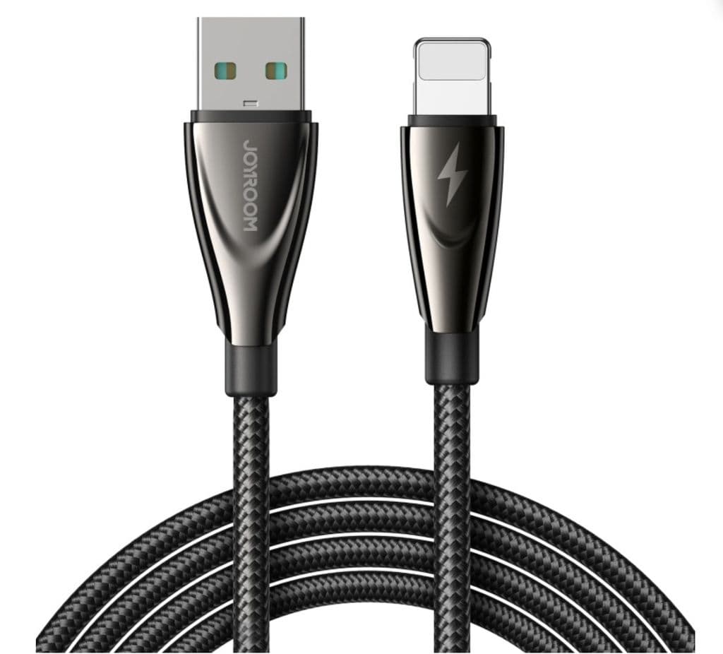 Joyroom USB-A til Lightning-kabel, 3A, 1,2m - Sort