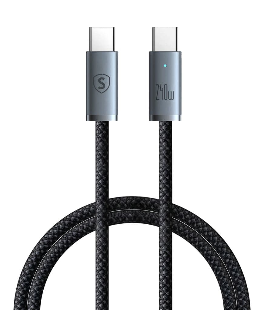 SiGN USB-C til USB-C-kabel 240W, 1m - Grå