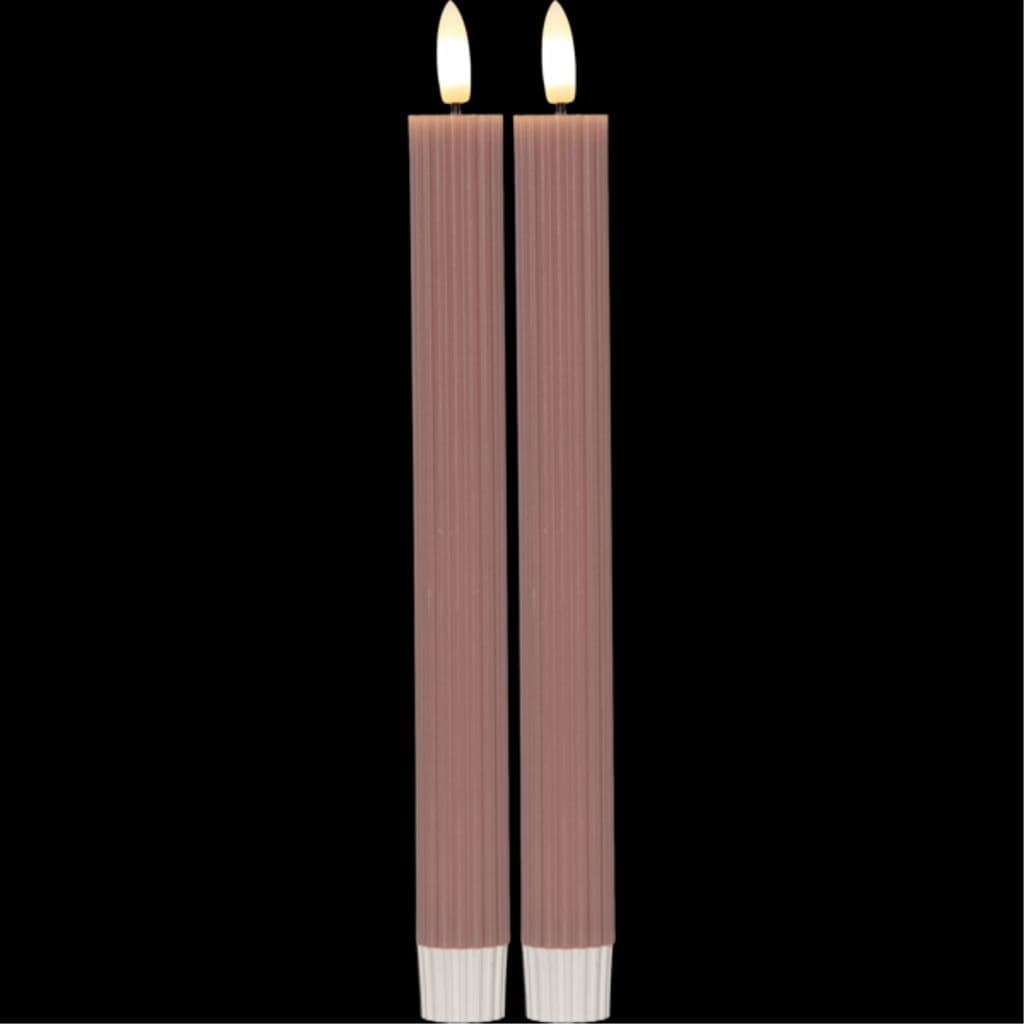 Star Trading LED antikklys Flamme Stripe 2-pakning - Rosa