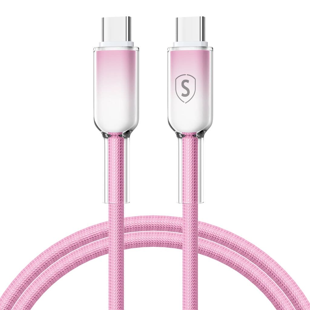 SiGN Dynamic Series USB-C til USB-C-kabel 60W, 1m - Rosa