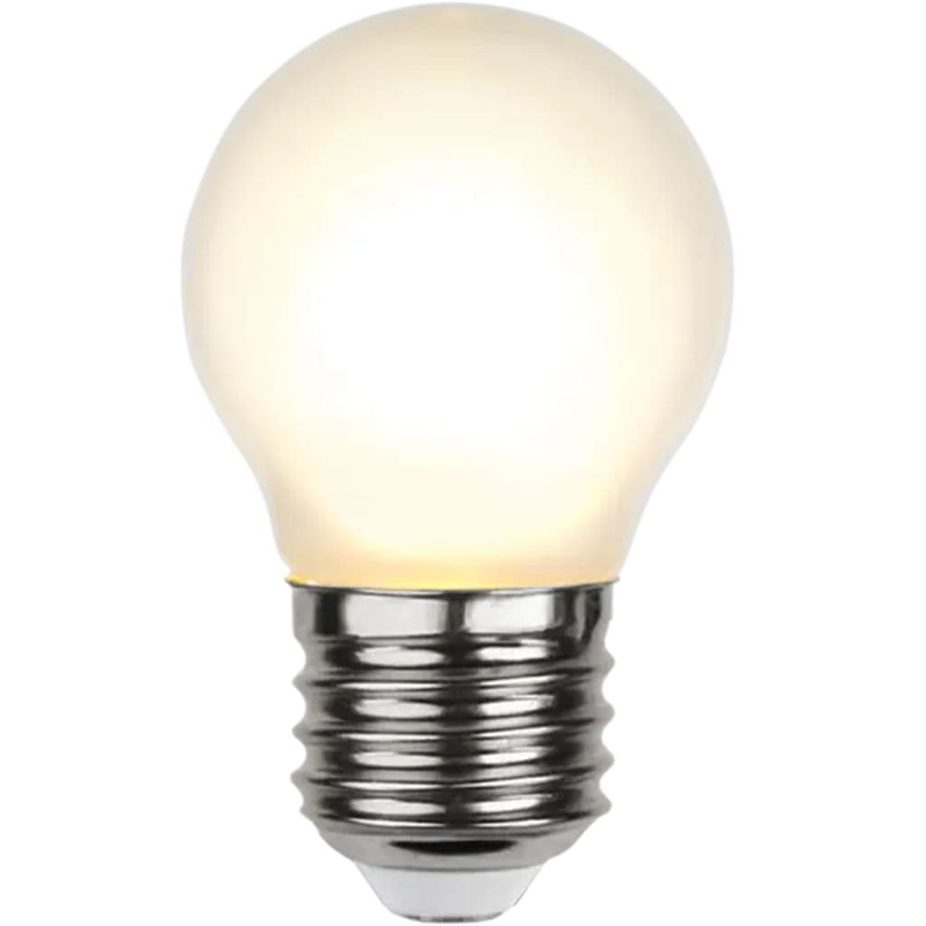 LED-lampe E27 G45 Frosted 450Lm 2700K, dimbar - Varmhvit