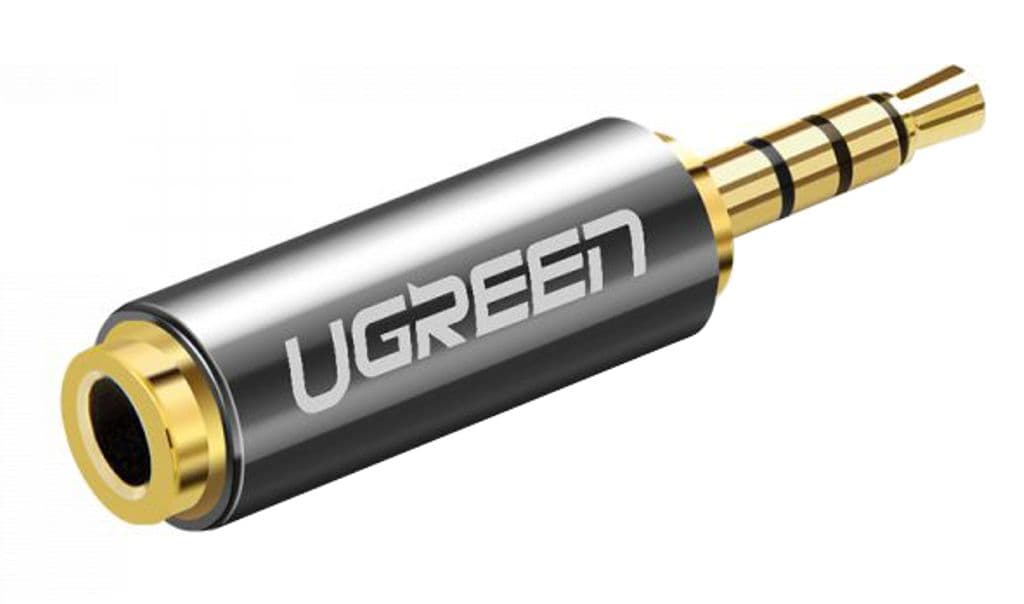 UGREEN lydadapter 3,5 mm mini jack hunn til Jack 2,5 mm mini jack hann