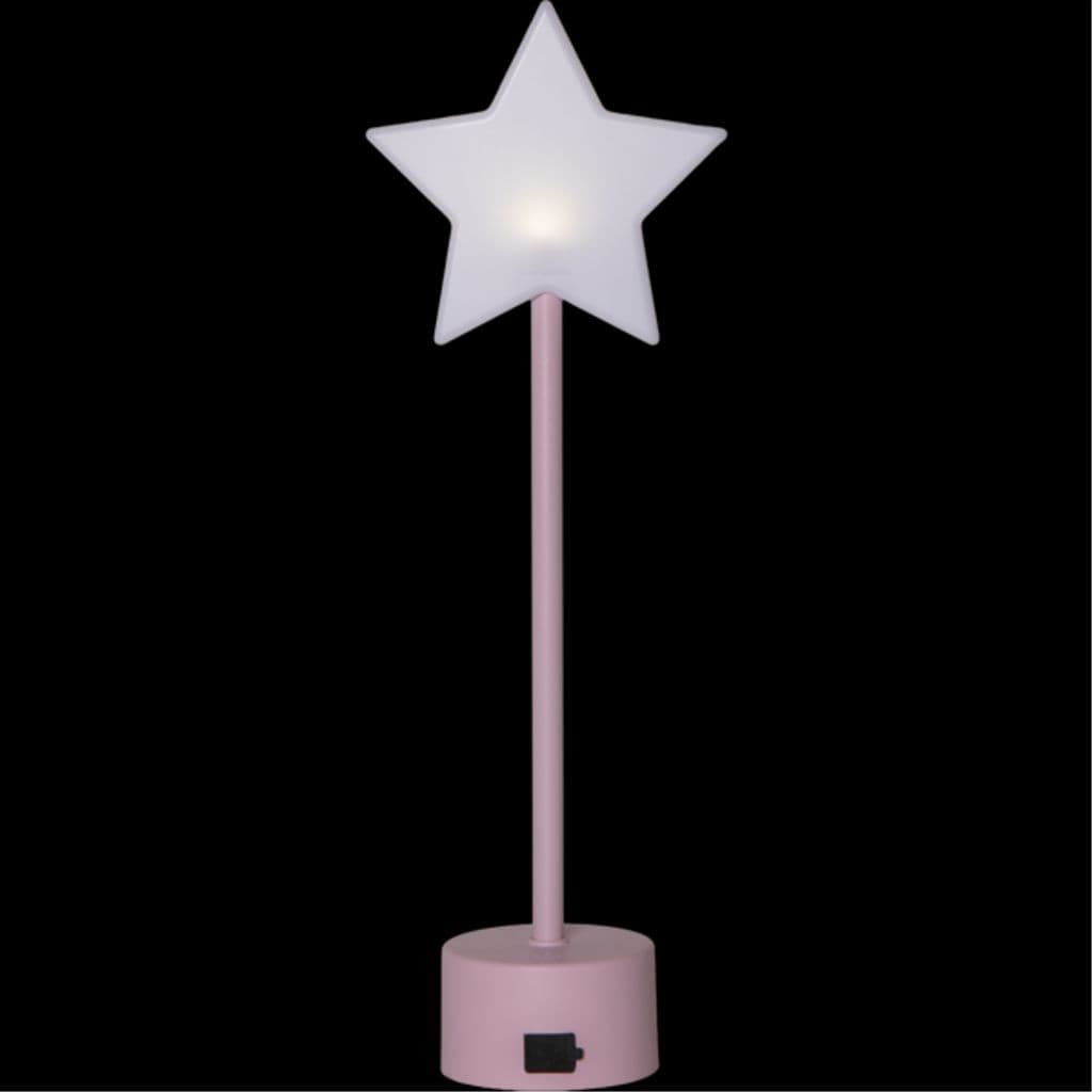 Star Trading LED-lampe Stjerne på fot Blizz – Rosa