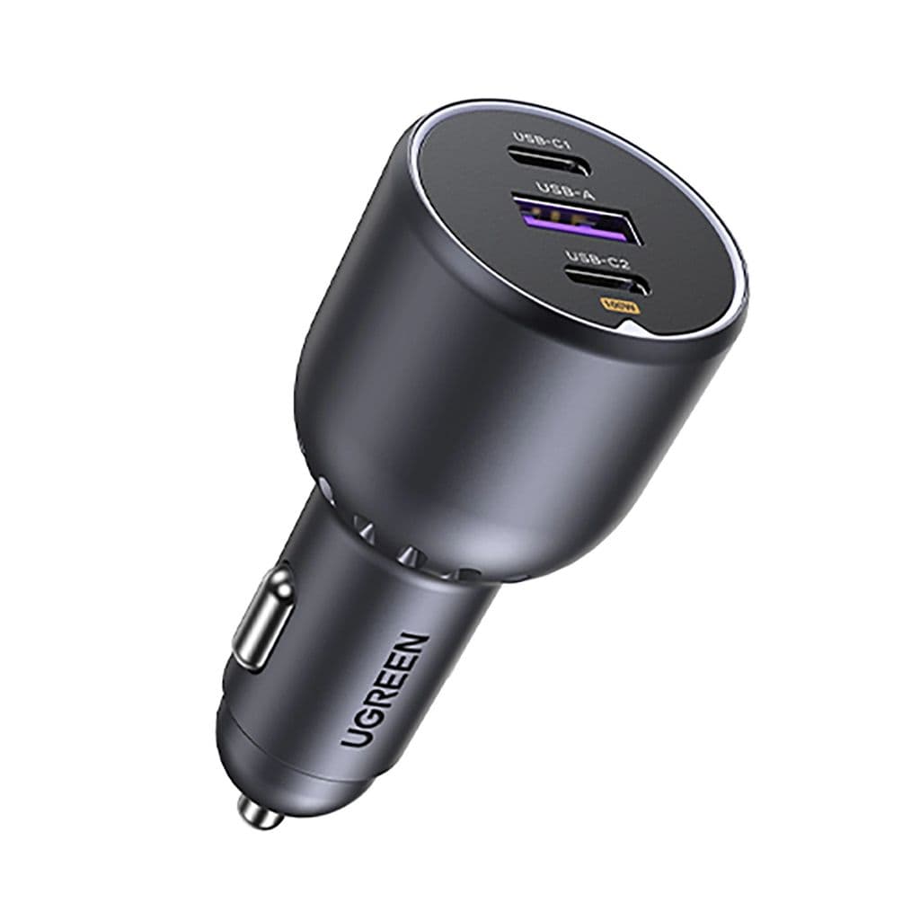Ugreen billader 130W, 2x USB-C / 1x USB-A - Grå