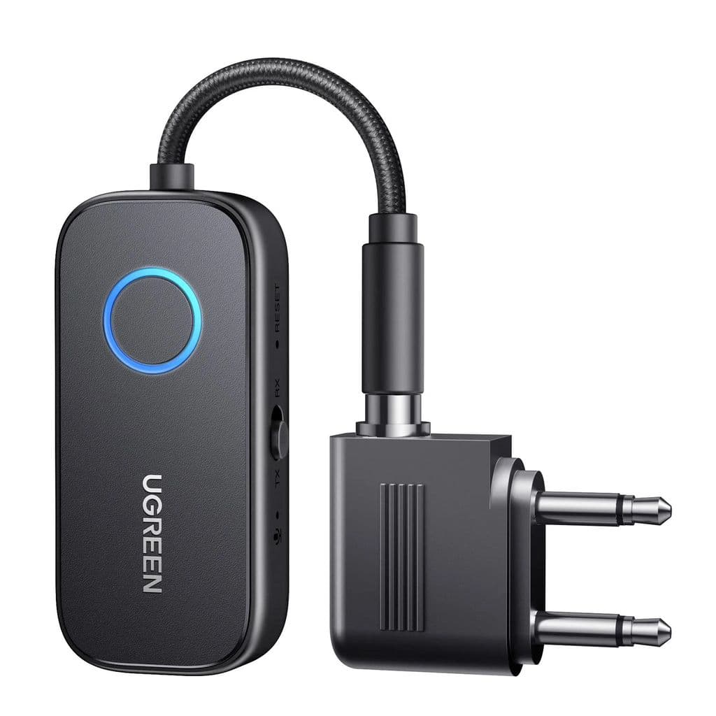 UGREEN Airplane Audio Adapter Bluetooth 5.2 sender/mottaker